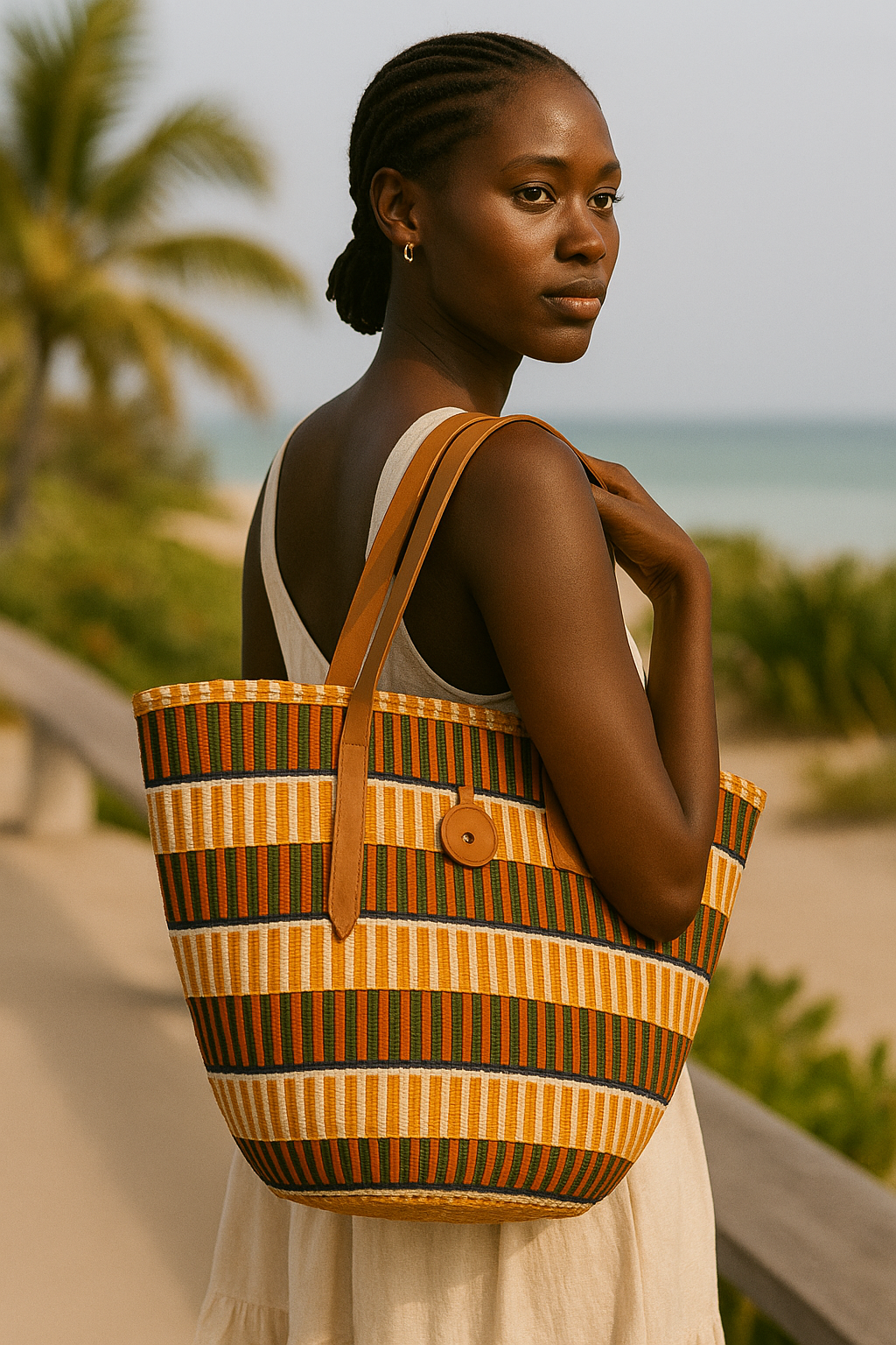 The Mara Stripe Tote