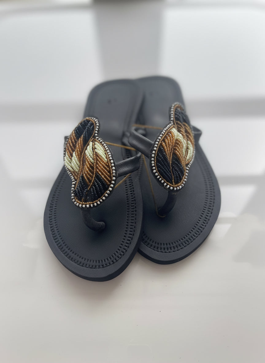 Lune Bead Sandal